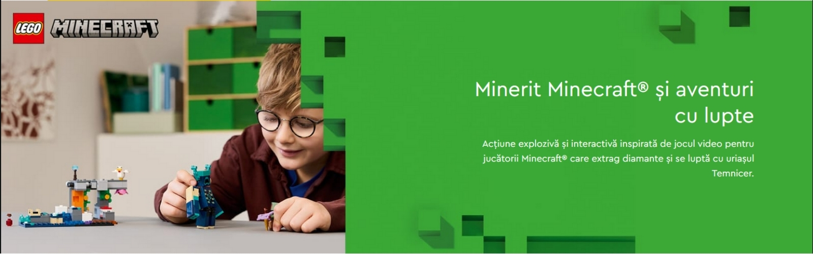 LEGO Minecraft Intalnirea cu Temnicerul